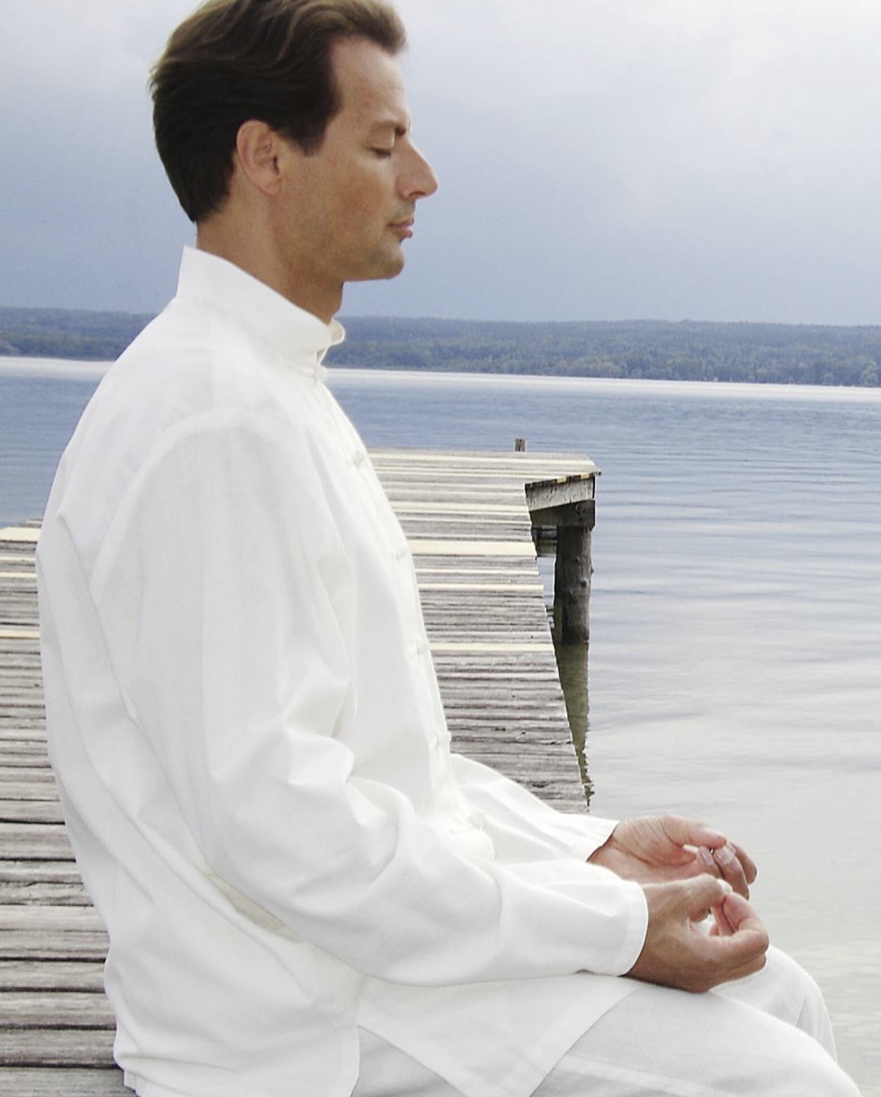 Attilio Reale in Meditation am See